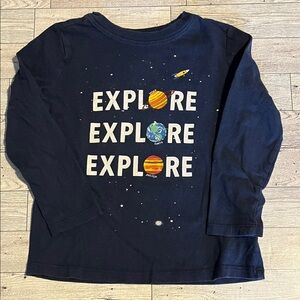 Old Navy Blue Long Sleeve Shirt